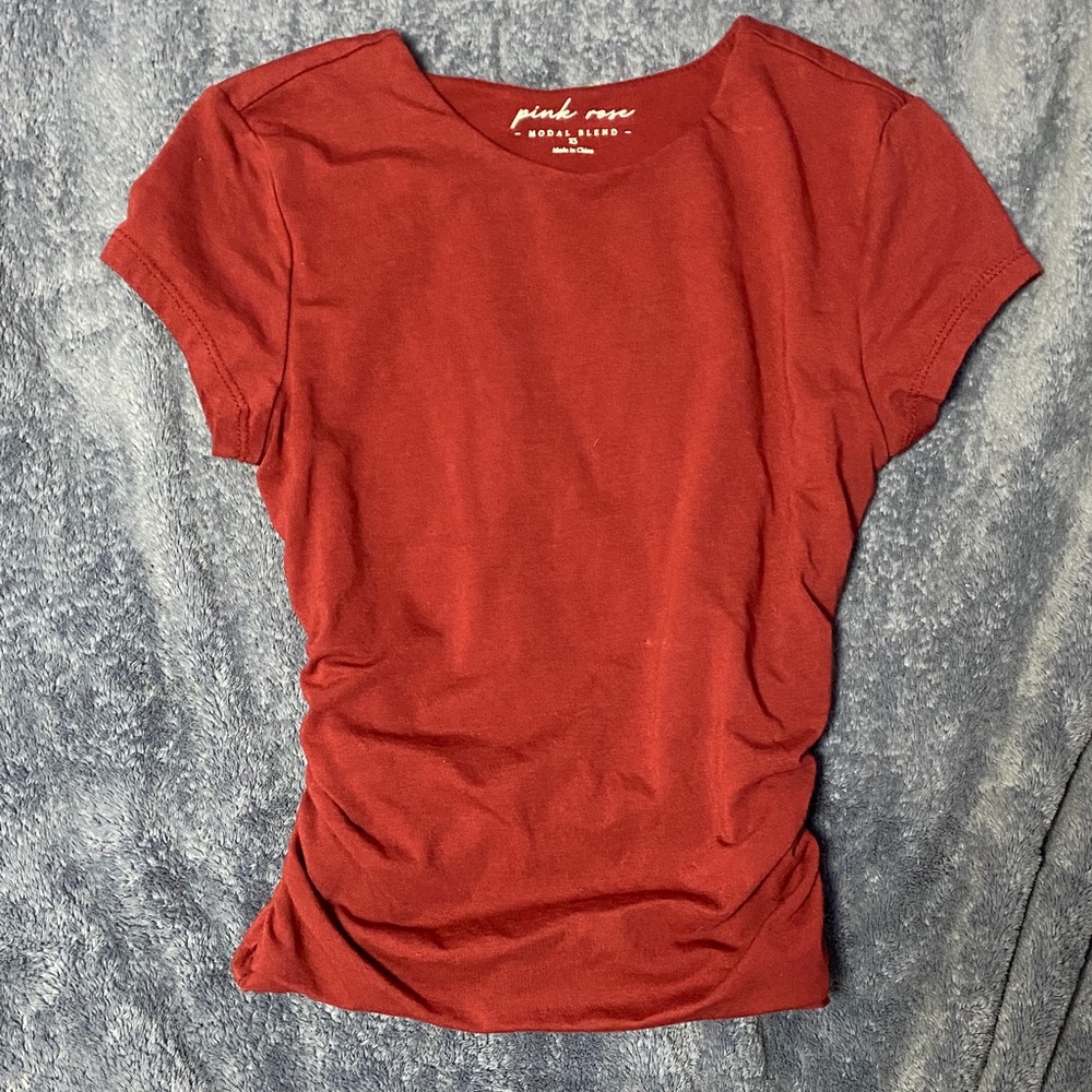 Pink Rose Red Short Sleeve Women's Tee